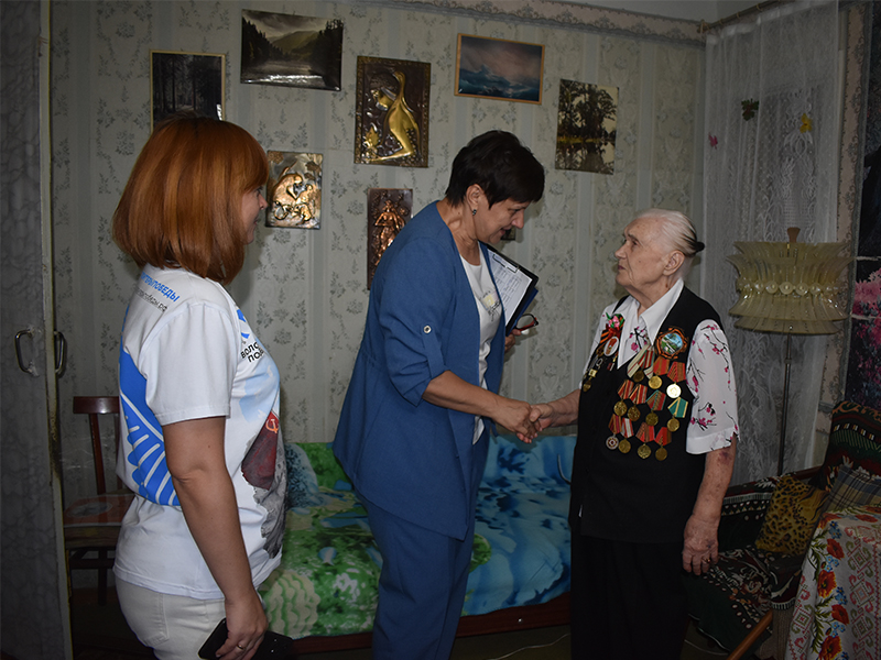 Благотворительная акция Фонда «Сталинградская битва» в Суровикинском муниципальном районе.